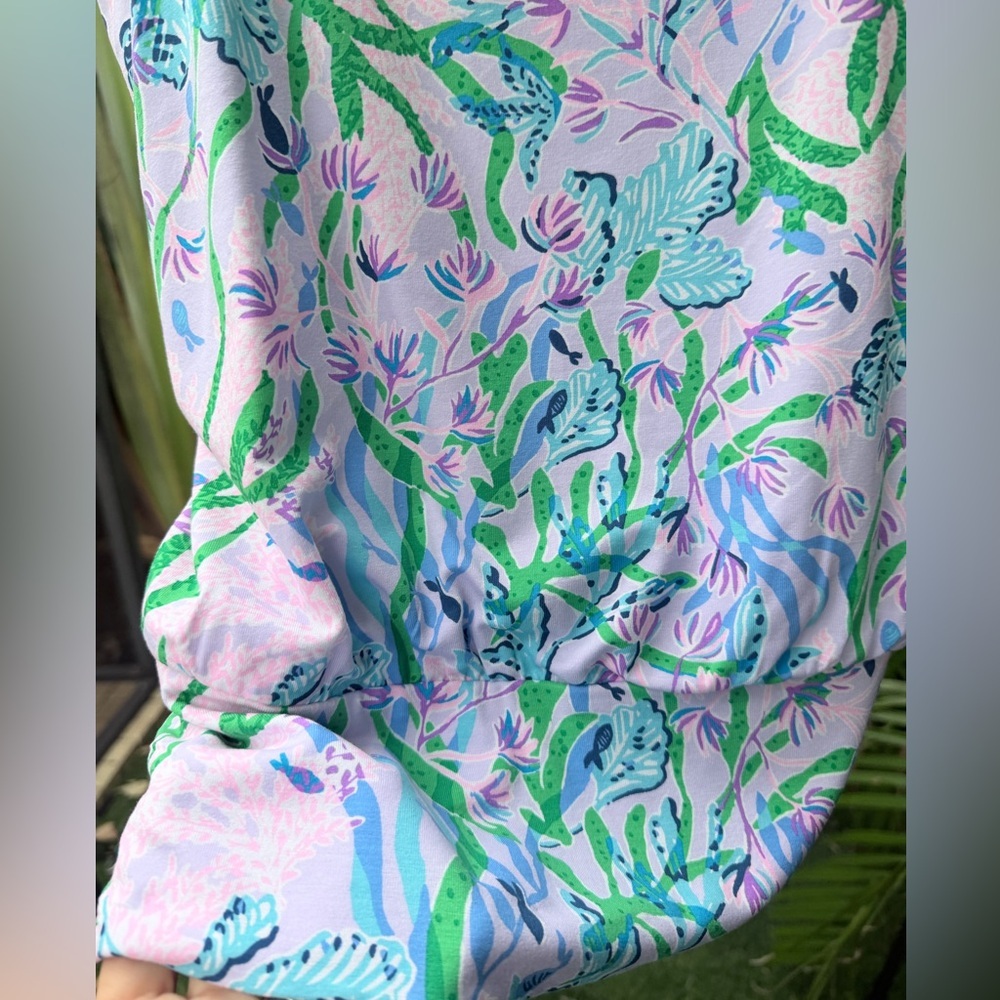 Lilly Pulitzer Cannavale Knit Top with Gold Chain details on adjustable straps - Picture 7 of 9